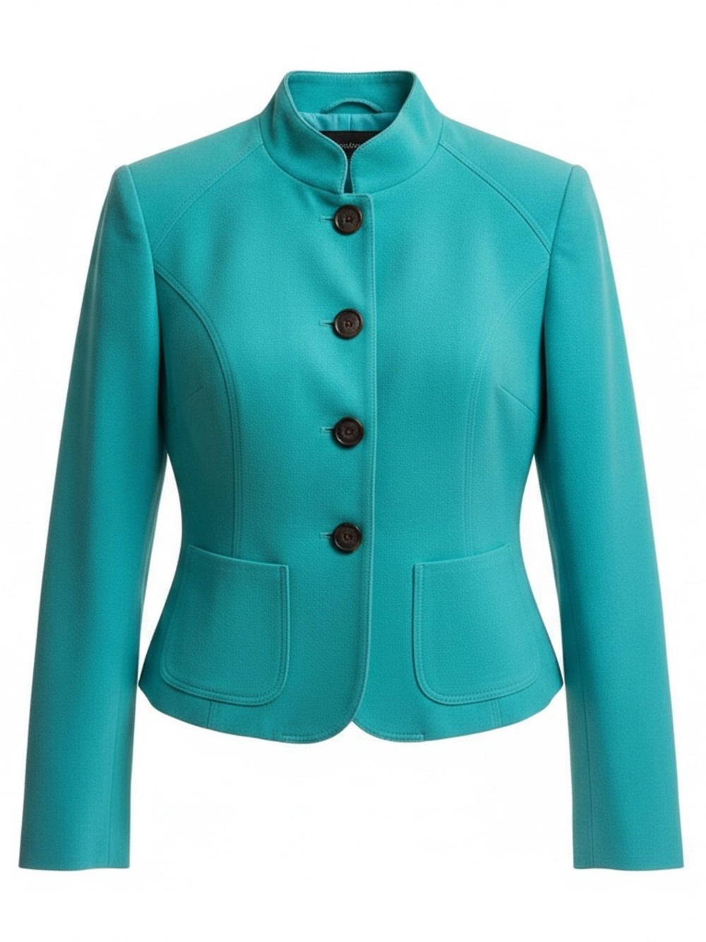 Carlisle Teal Wool Blend Jacket, Size 6